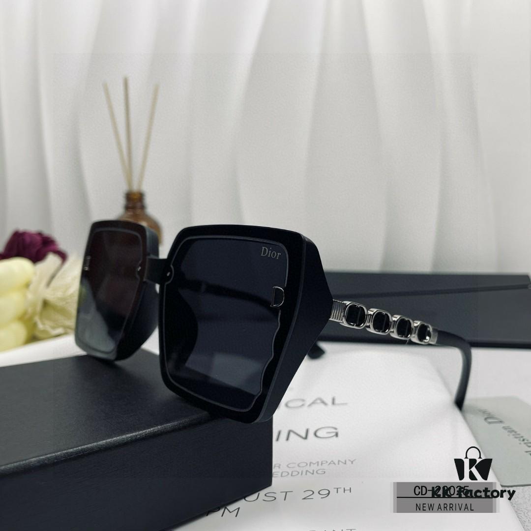 DIOR France Sunglasses with Polarized TR90 Frame, Lightweight and Comfortable, Model 23025