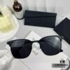 DIOR France New High-Quality Stainless Steel Polarized Sunglasses with POLAROID HD Resin Lenses - Model 80762