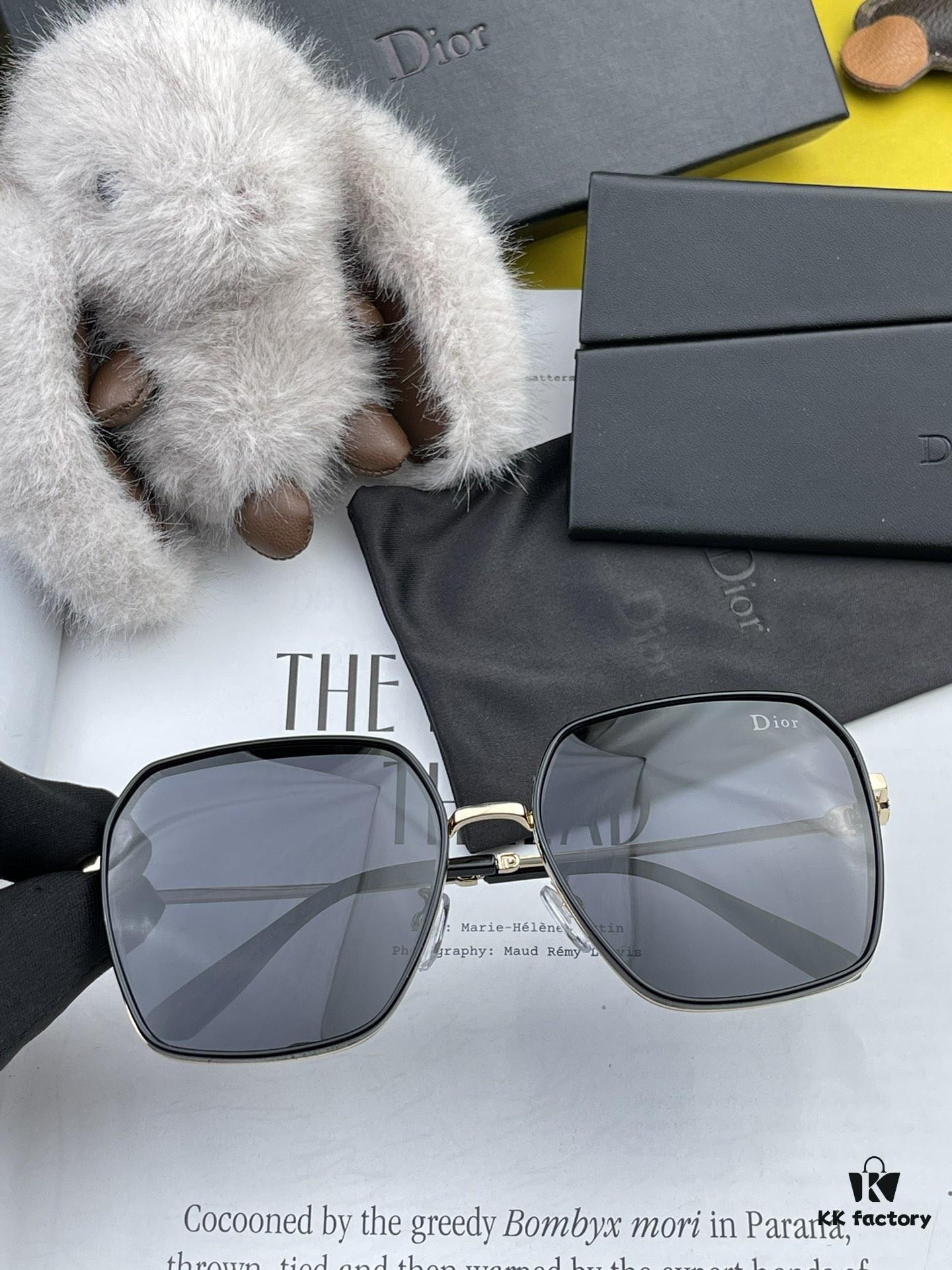 DIOR - Polarized Sunglasses 2024 Spring New Arrival Trendy Fashion Square Frame Polarized Sunglasses High Quality Comfortable Fit Influencer Style Women's HD Polarized Sunglasses