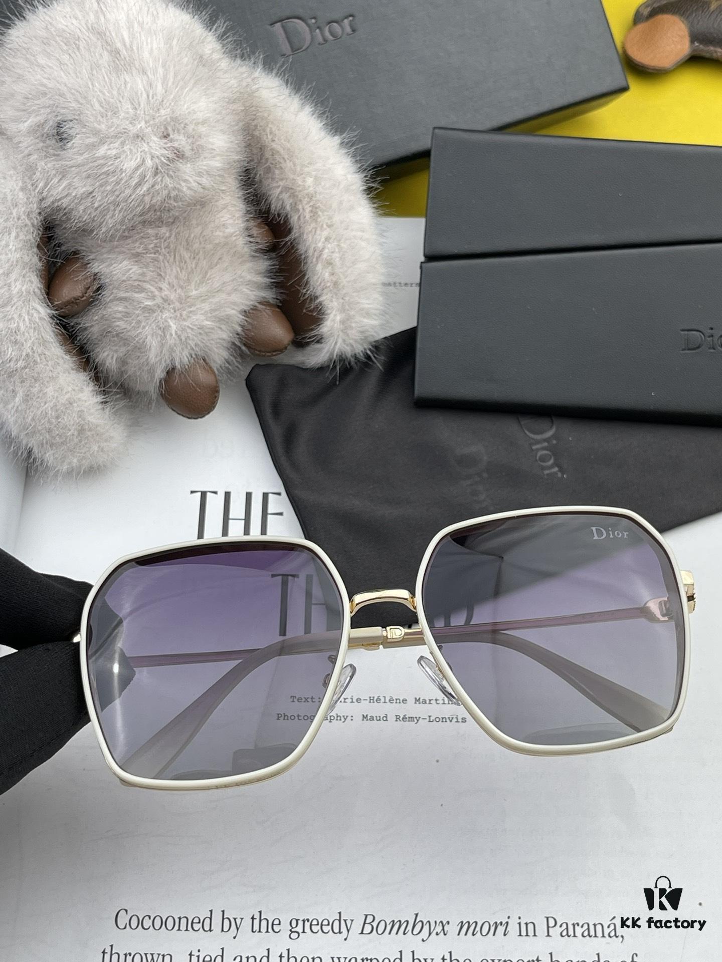 DIOR - Polarized Sunglasses 2024 Spring New Arrival Trendy Fashion Square Frame Polarized Sunglasses High Quality Comfortable Fit Influencer Style Women's HD Polarized Sunglasses