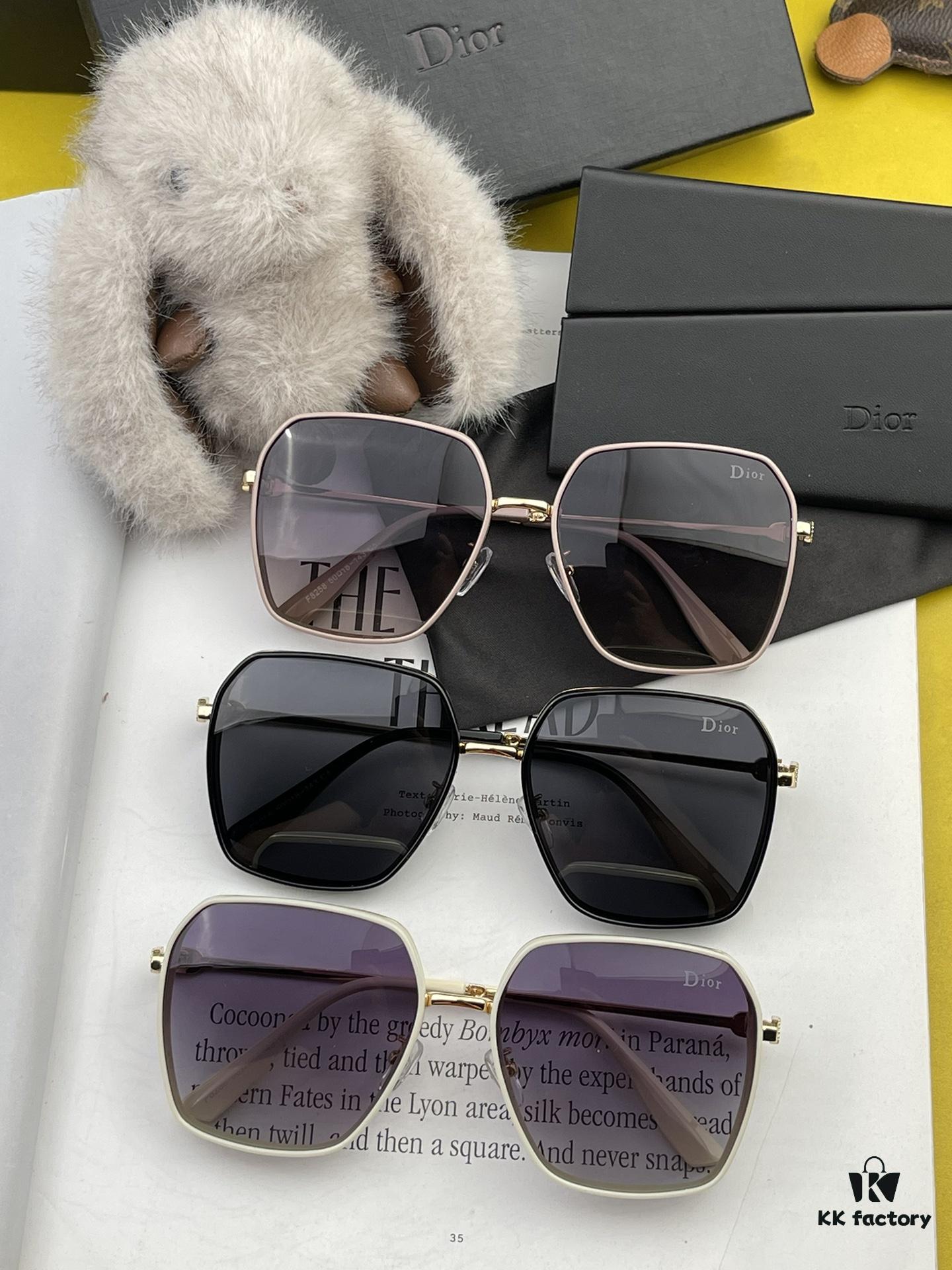 DIOR - Polarized Sunglasses 2024 Spring New Arrival Trendy Fashion Square Frame Polarized Sunglasses High Quality Comfortable Fit Influencer Style Women's HD Polarized Sunglasses