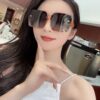 【DIOR】2024 Spring New Arrival Trendy Fashion Square Polarized Sunglasses High-Quality Comfortable Fit Influencer Style Women's HD Thickened Polarized Sunglasses 🕶️ High-Quality TR Frame Model: CD0351