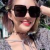 DIOR 2024 Spring New Arrival Trendy Fashion Rectangular Polarized Sunglasses High-Quality Comfortable Wear Popular Influencer Style Women's HD Thickened Polarized Sunglasses 🕶️ High-Quality TR Frame Model: CD4780