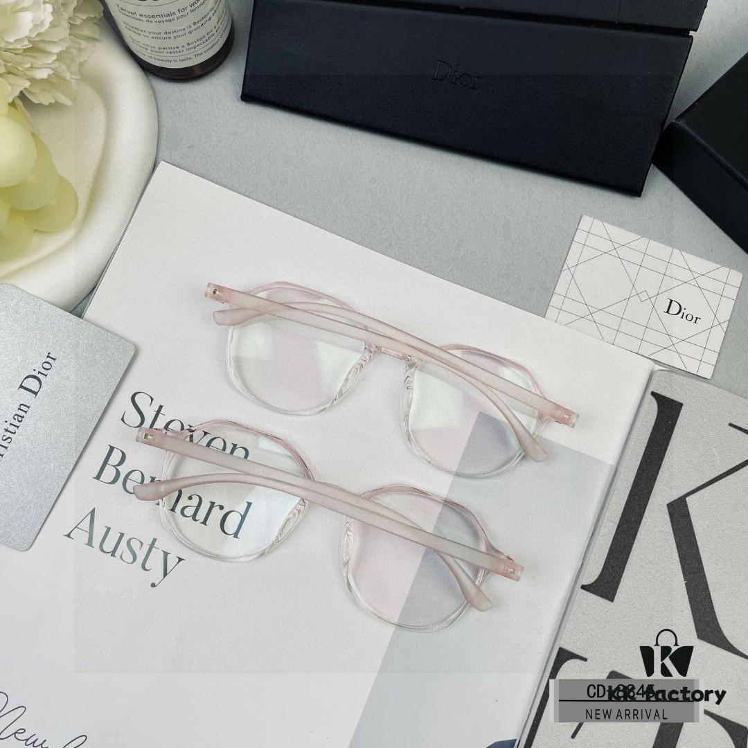 DIOR France Blue Light Blocking Eyeglasses with Polarized Resin Lenses, Lightweight TR Frame for Comfortable Wear, Model 8845