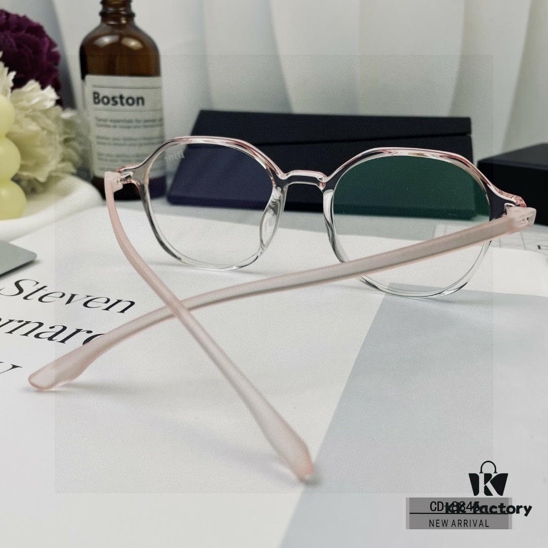 DIOR France Blue Light Blocking Eyeglasses with Polarized Resin Lenses, Lightweight TR Frame for Comfortable Wear, Model 8845