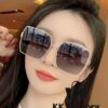 【DIOR】2024 Spring New Arrival Trendy Fashion Square Polarized Sunglasses High Quality Comfortable Fit Influencer Popular Style Model: D1825 Eyeglasses Sunglasses