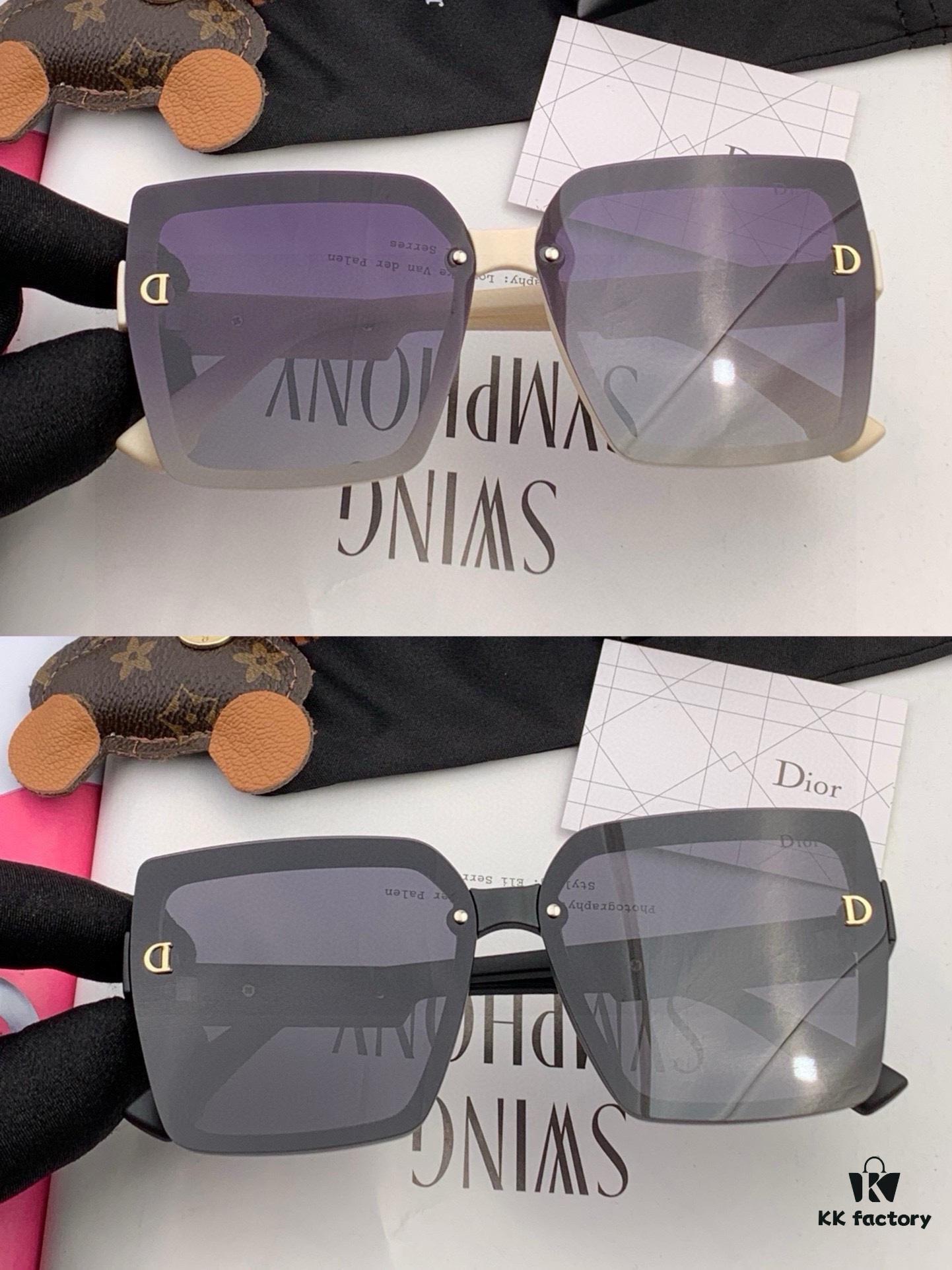【DIOR】2024 Spring New Arrival Trendy Fashion Rectangular Polarized Sunglasses High Quality Comfortable Fit Influencer Favorite Model: D6514