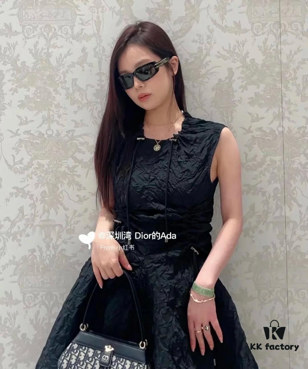 Dior 2024 New Arrival Unisex Fashion Retro Square Sunglasses Elegant and Stylish Lightweight Slim Frame Signature S9U Sun Glasses