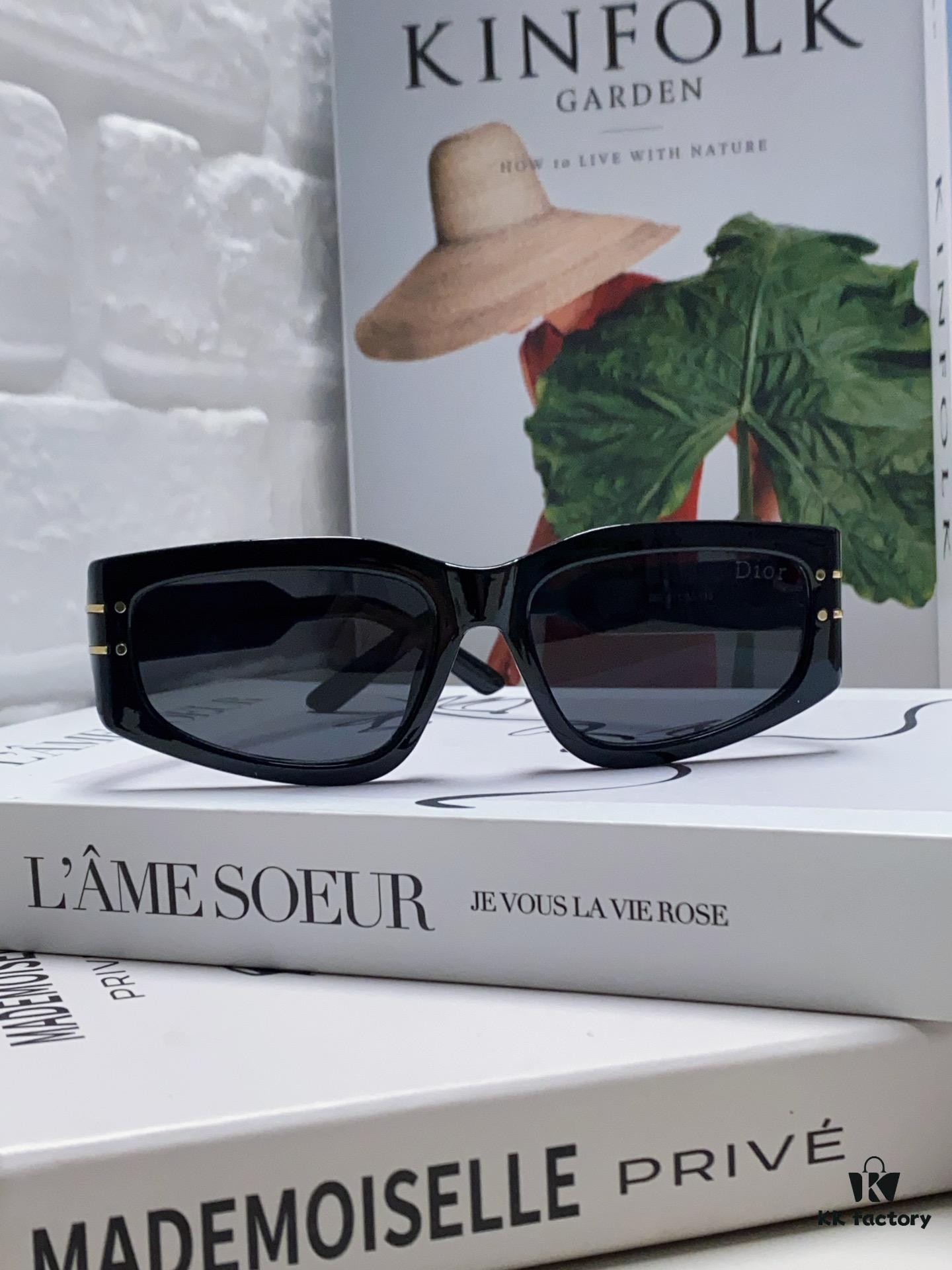 Dior 2024 New Arrival Unisex Fashion Retro Square Sunglasses Elegant and Stylish Lightweight Slim Frame Signature S9U Sun Glasses