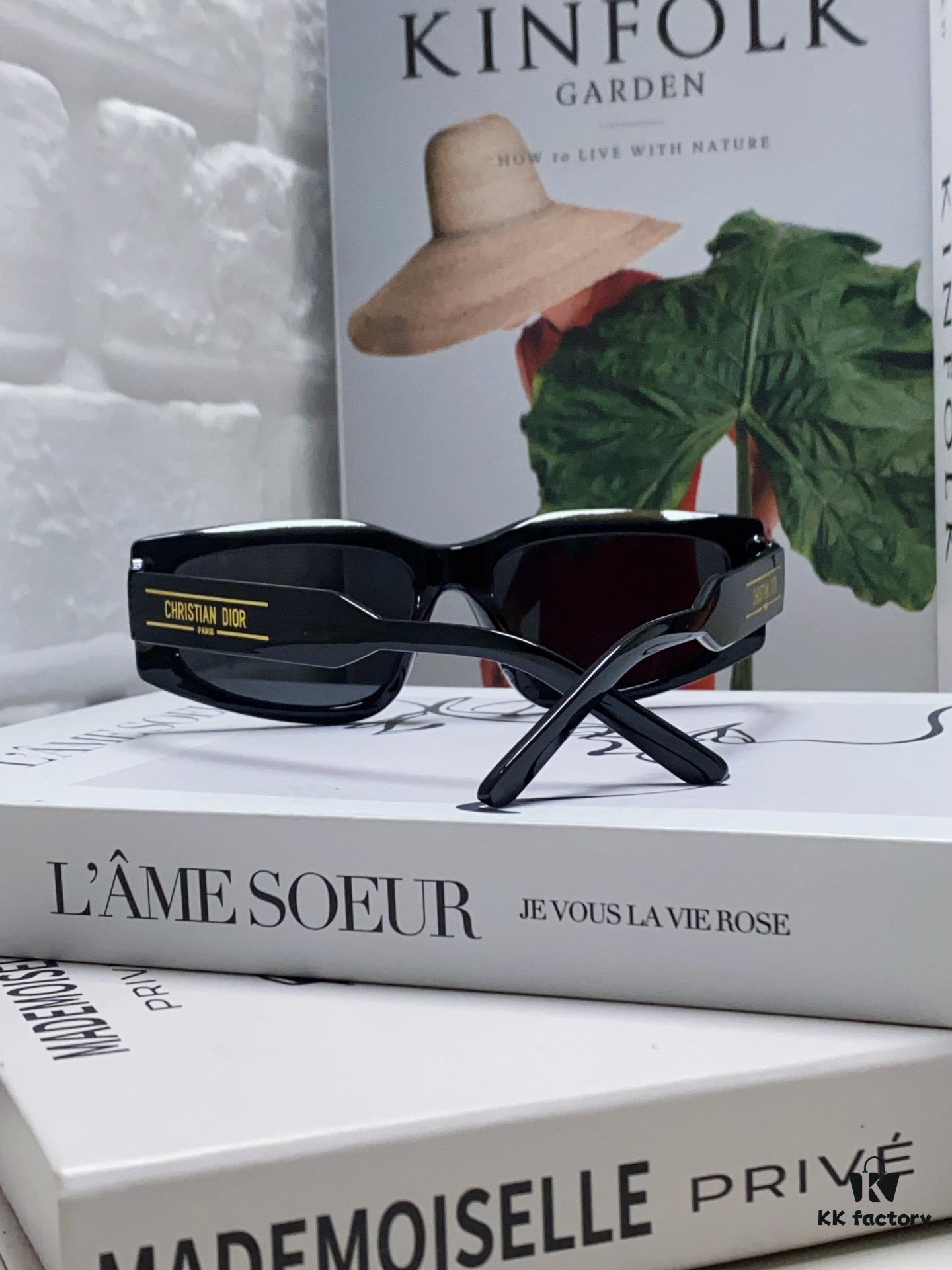 Dior 2024 New Arrival Unisex Fashion Retro Square Sunglasses Elegant and Stylish Lightweight Slim Frame Signature S9U Sun Glasses