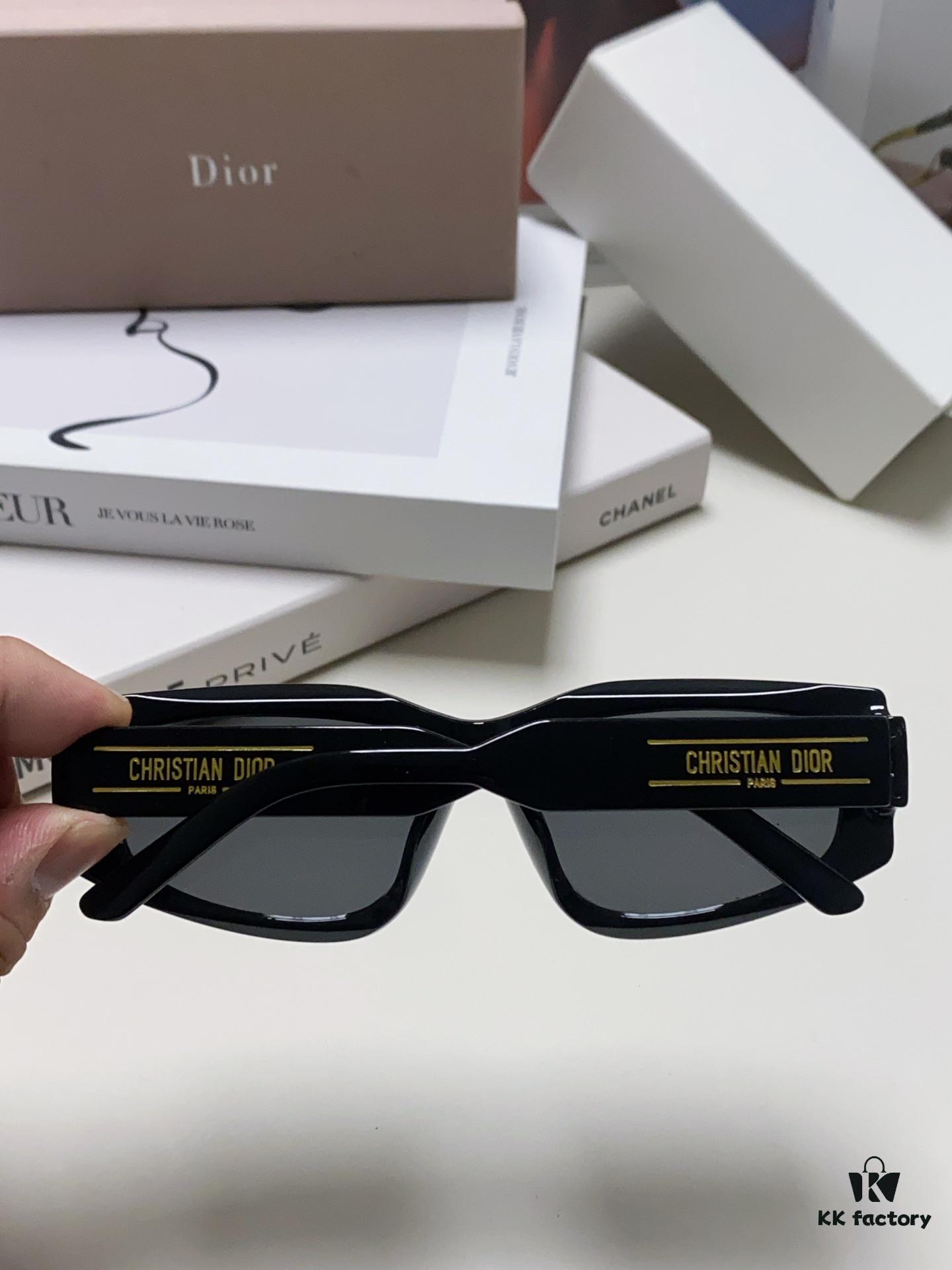 Dior 2024 New Arrival Unisex Fashion Retro Square Sunglasses Elegant and Stylish Lightweight Slim Frame Signature S9U Sun Glasses