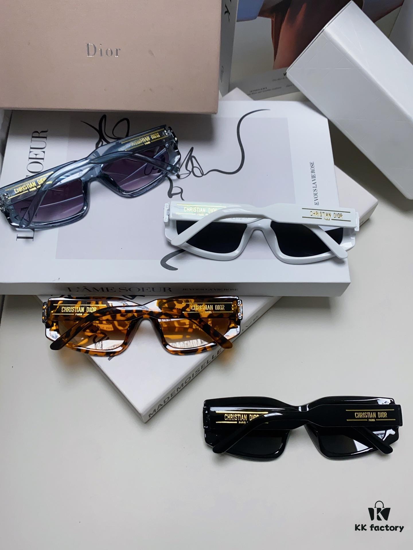 Dior 2024 New Arrival Unisex Fashion Retro Square Sunglasses Elegant and Stylish Lightweight Slim Frame Signature S9U Sun Glasses