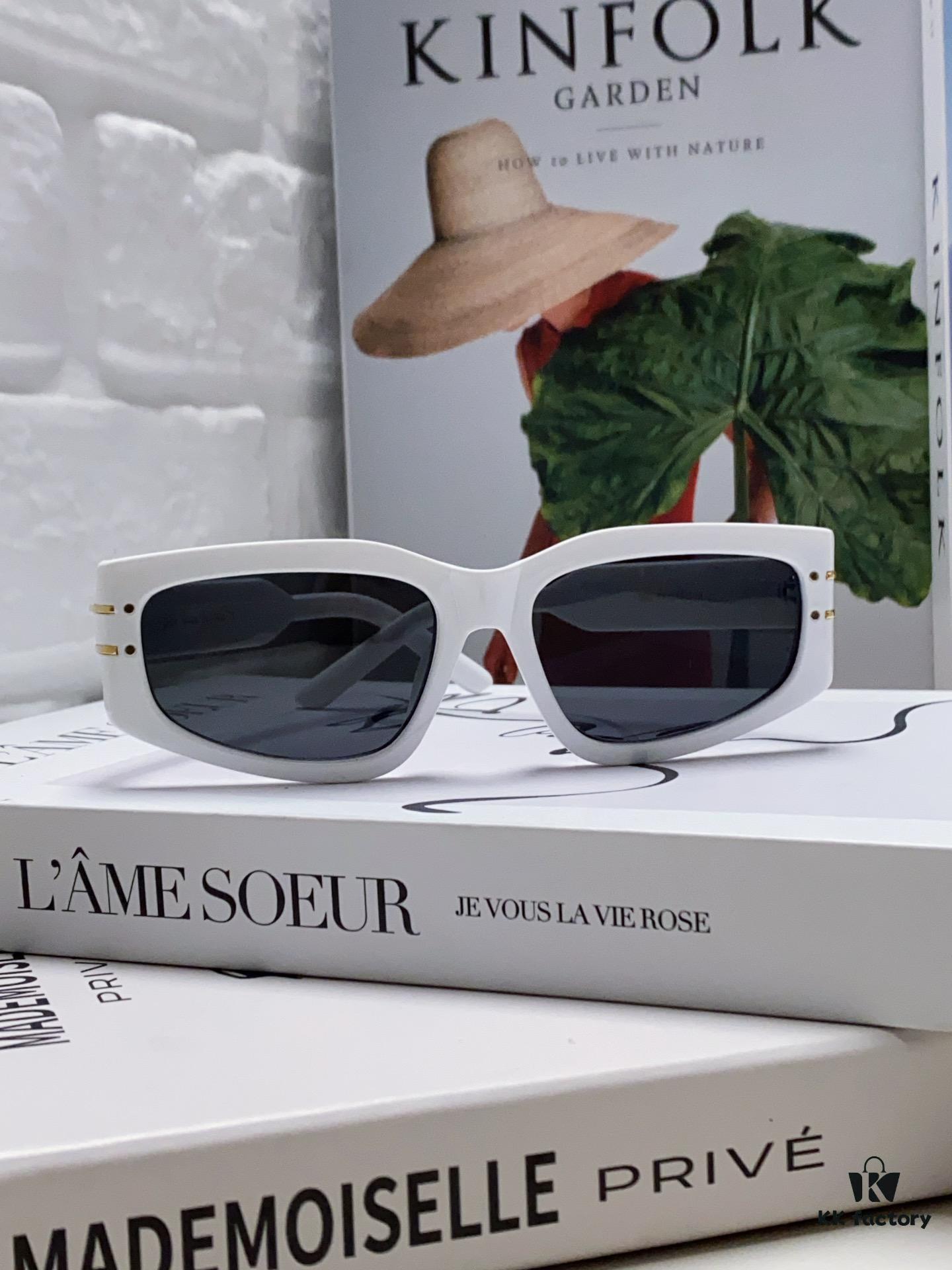 Dior 2024 New Arrival Unisex Fashion Retro Square Sunglasses, Elegant and Lightweight with Slim Rectangular Frame, Signature S9U Eyewear