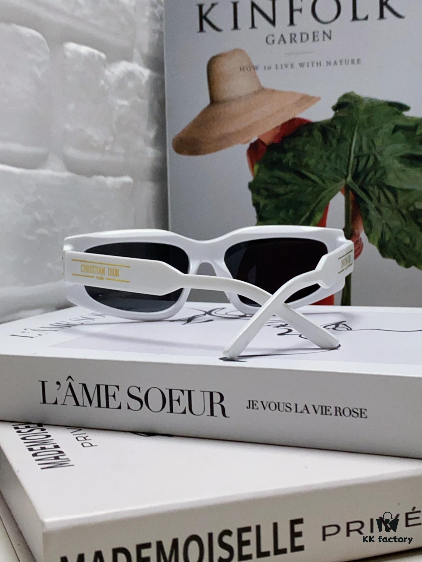 Dior 2024 New Arrival Unisex Fashion Retro Square Sunglasses, Elegant and Lightweight with Slim Rectangular Frame, Signature S9U Eyewear