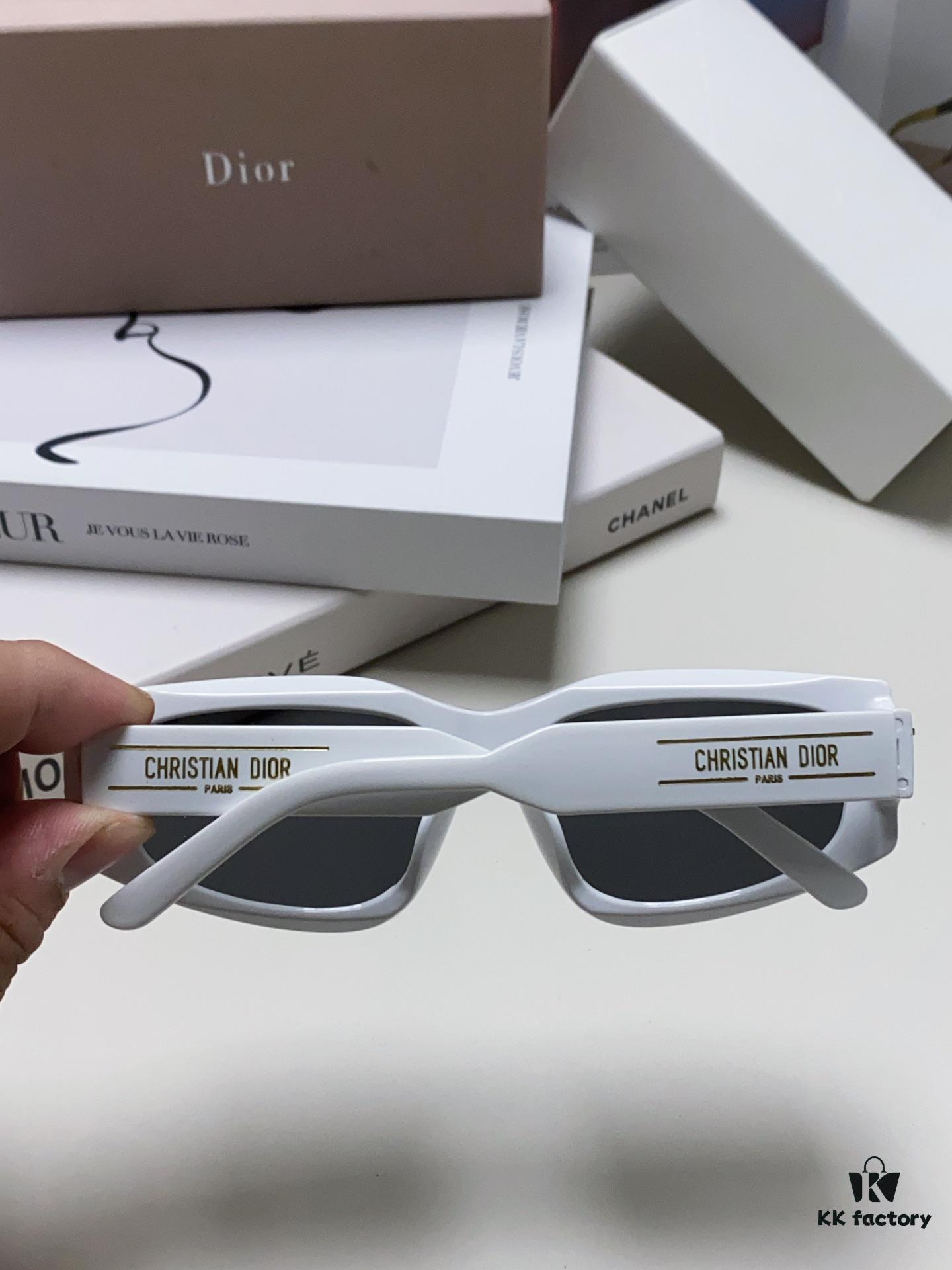 Dior 2024 New Arrival Unisex Fashion Retro Square Sunglasses, Elegant and Lightweight with Slim Rectangular Frame, Signature S9U Eyewear