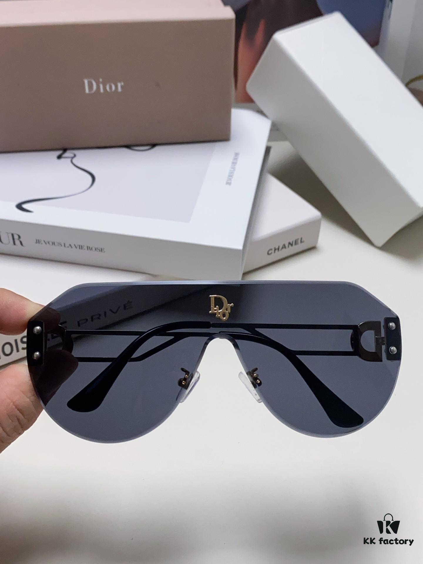 Dior 2024 New Fashion Pilot Frameless Unisex Sunglasses, Lightweight Luxury Retro Streetwear Style Trendy Bestseller Shades