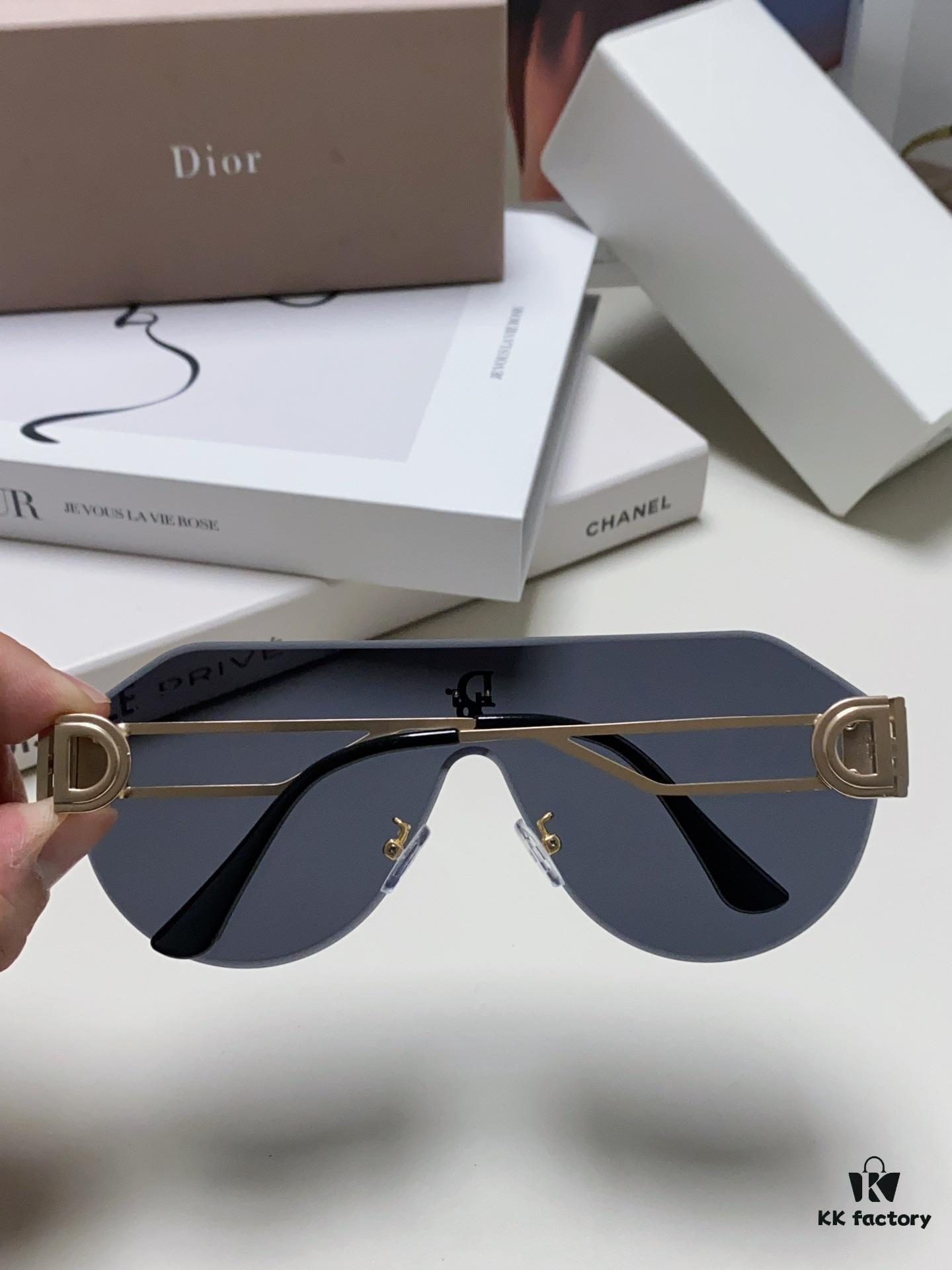 Dior 2024 New Fashion Pilot Frameless Unisex Sunglasses, Lightweight Luxury Retro Streetwear Style Trendy Bestseller Shades