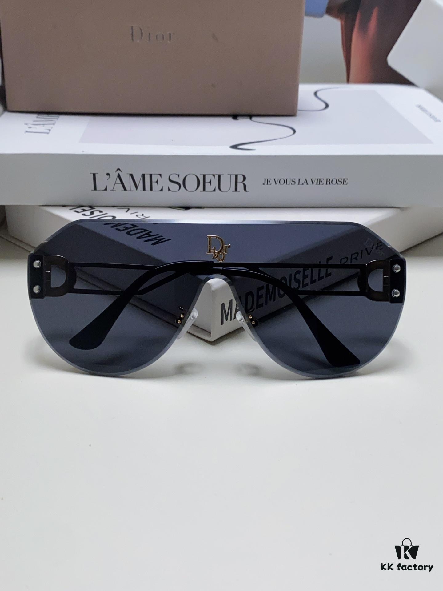 Dior 2024 New Fashion Pilot Frameless Unisex Sunglasses, Lightweight Luxury Retro Streetwear Style Trendy Bestseller Shades