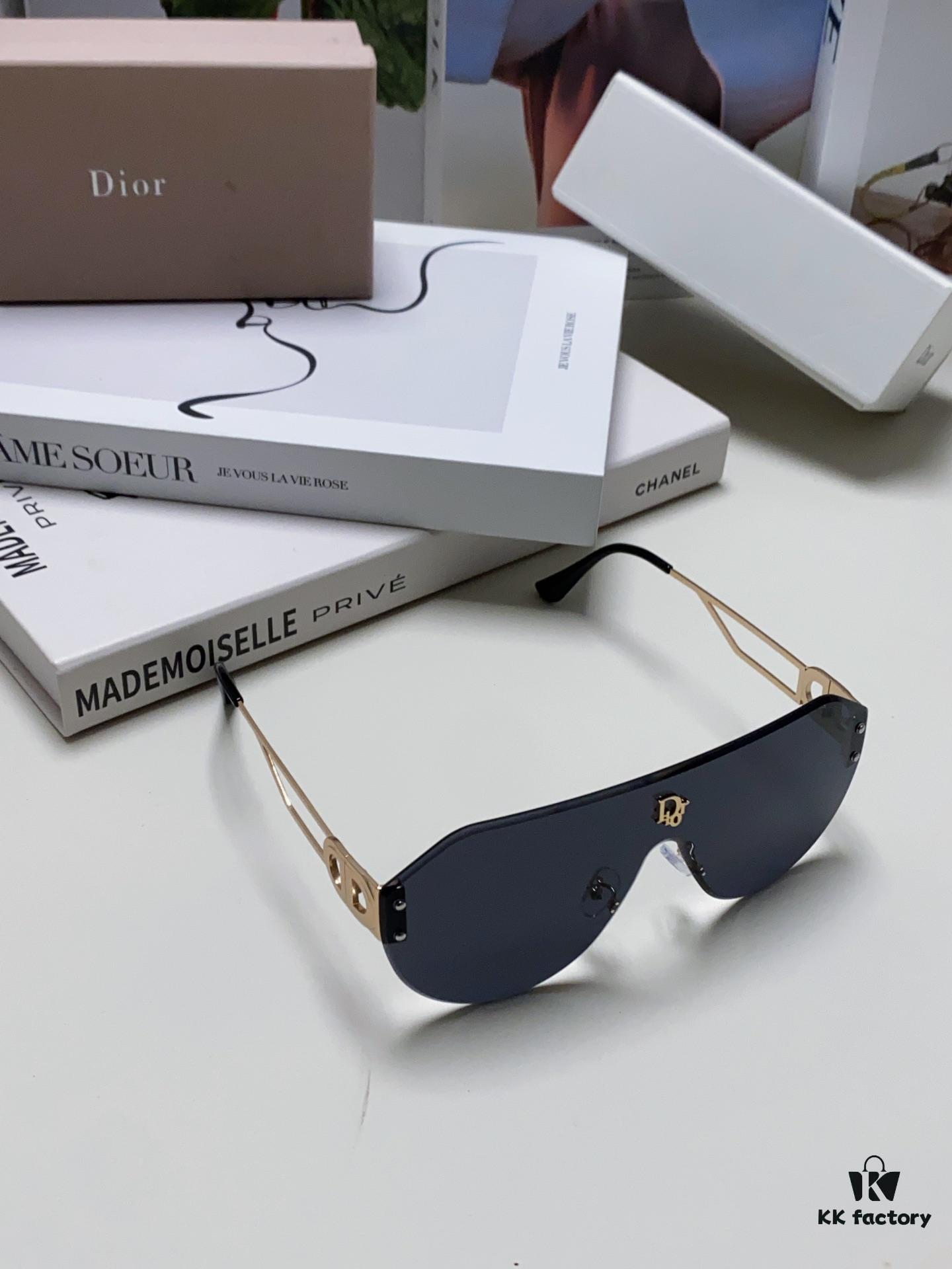 Dior 2024 New Fashion Pilot Frameless Unisex Sunglasses, Lightweight Luxury Retro Streetwear Style Trendy Bestseller Shades