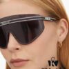 DIOR Goggles - Fashionable Integrated Oversized Sunglasses for Women, Trendy Ins-Style UV-Protective Sun Glasses, Sun Protection Cross-border Eyewear Sunglasses