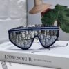 DIOR Goggles Sunglasses Women's One-Piece Oversized Fashion Sun Glasses Trendy UV Protection Eyewear