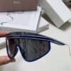 DIOR Goggles Sunglasses Women's One-Piece Oversized Fashion Sun Glasses Trendy UV Protection Eyewear