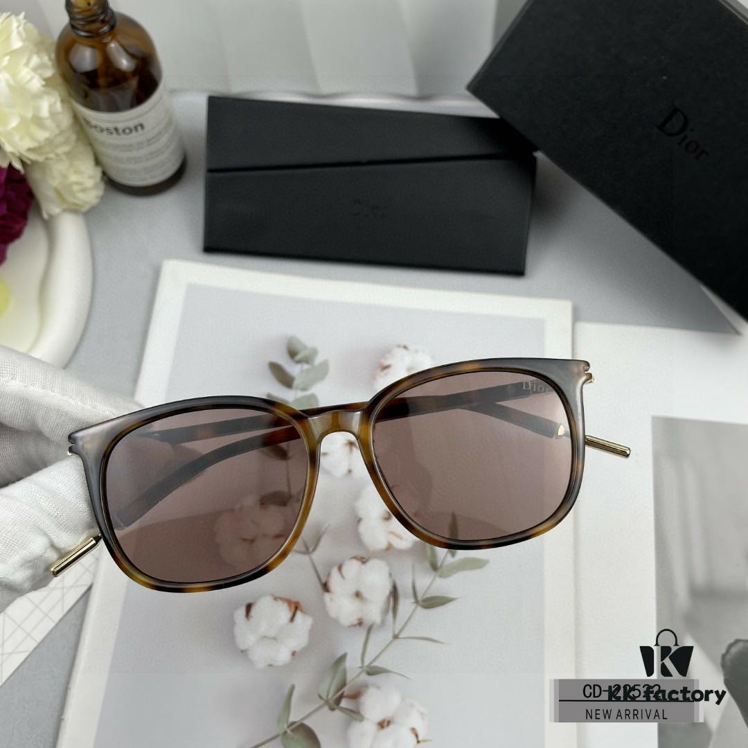 DIOR France Sunglasses Model 22522 with Polarized Resin Lenses, TR90 Lightweight Frame, Size 58-17-142
