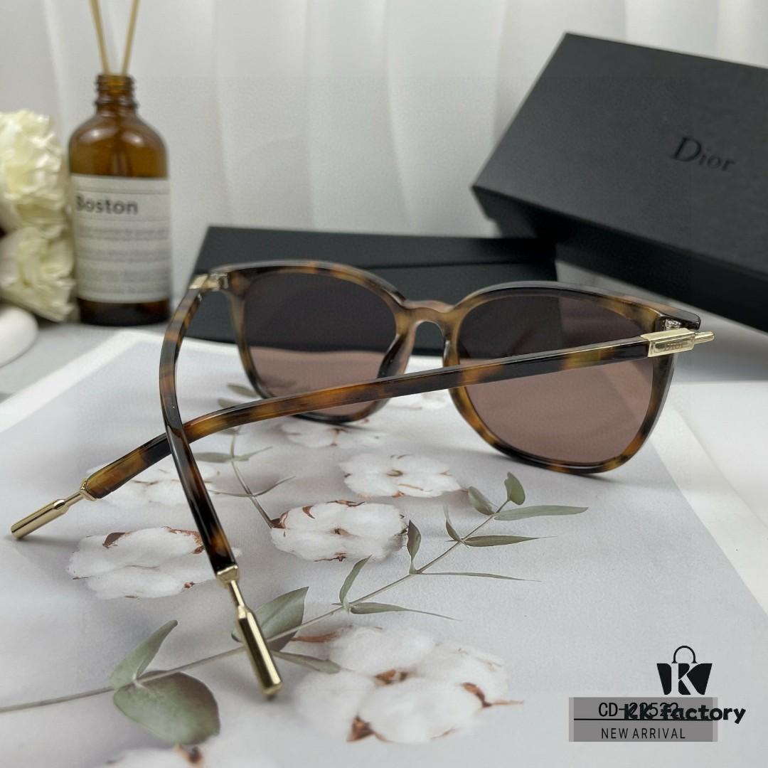 DIOR France Sunglasses Model 22522 with Polarized Resin Lenses, TR90 Lightweight Frame, Size 58-17-142