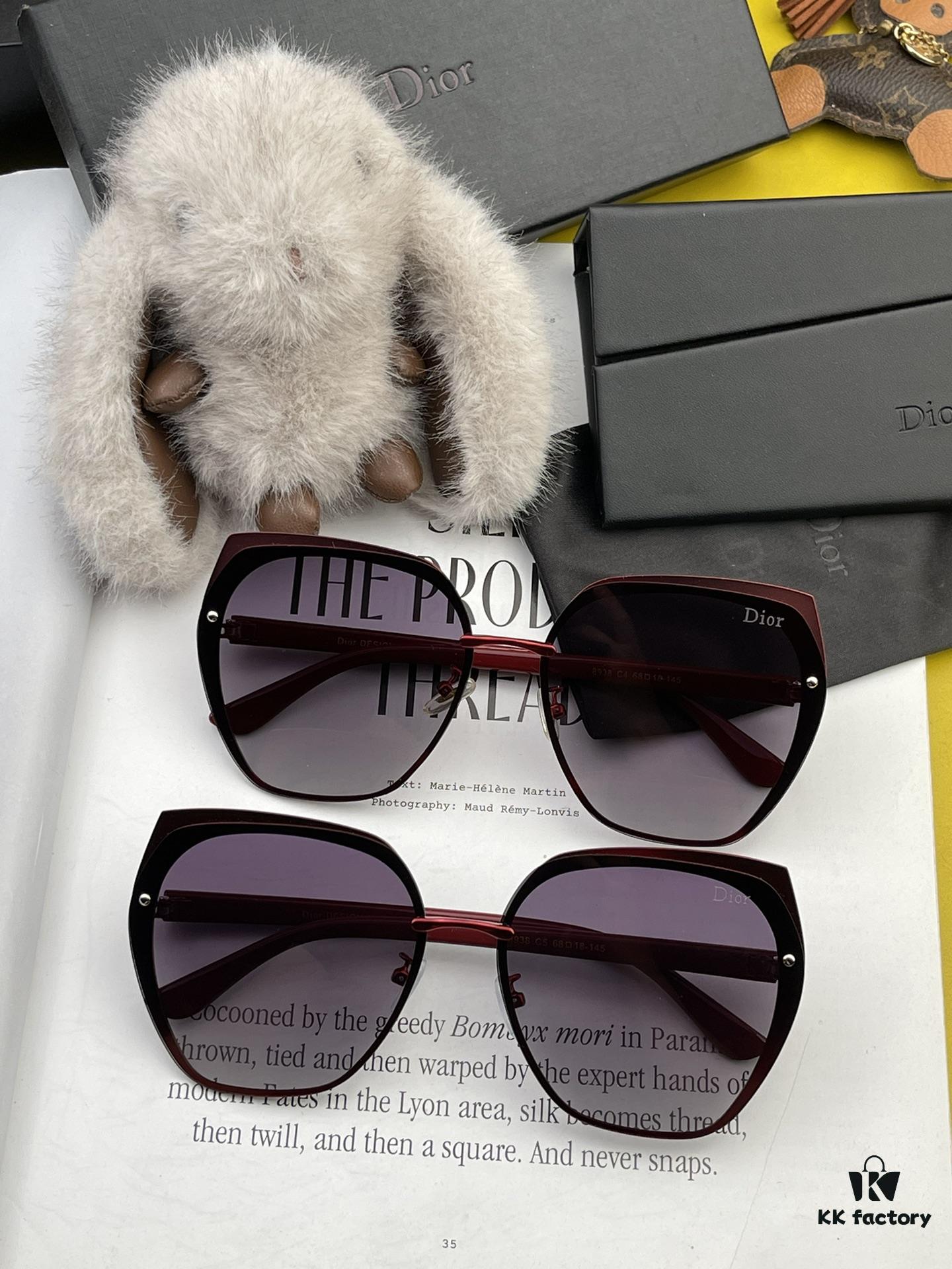 TR Version - Polarized [Exclusive Luxury Sunglasses No Filter‼ Real Photo Listing Dior Official Website Latest Release New Model Sunglasses🕶️, Note  We Have HD Lenses, Feel Free to Inspect Upon Arrival‼ Model: CD3192 Eyeglasses Sunglasses
