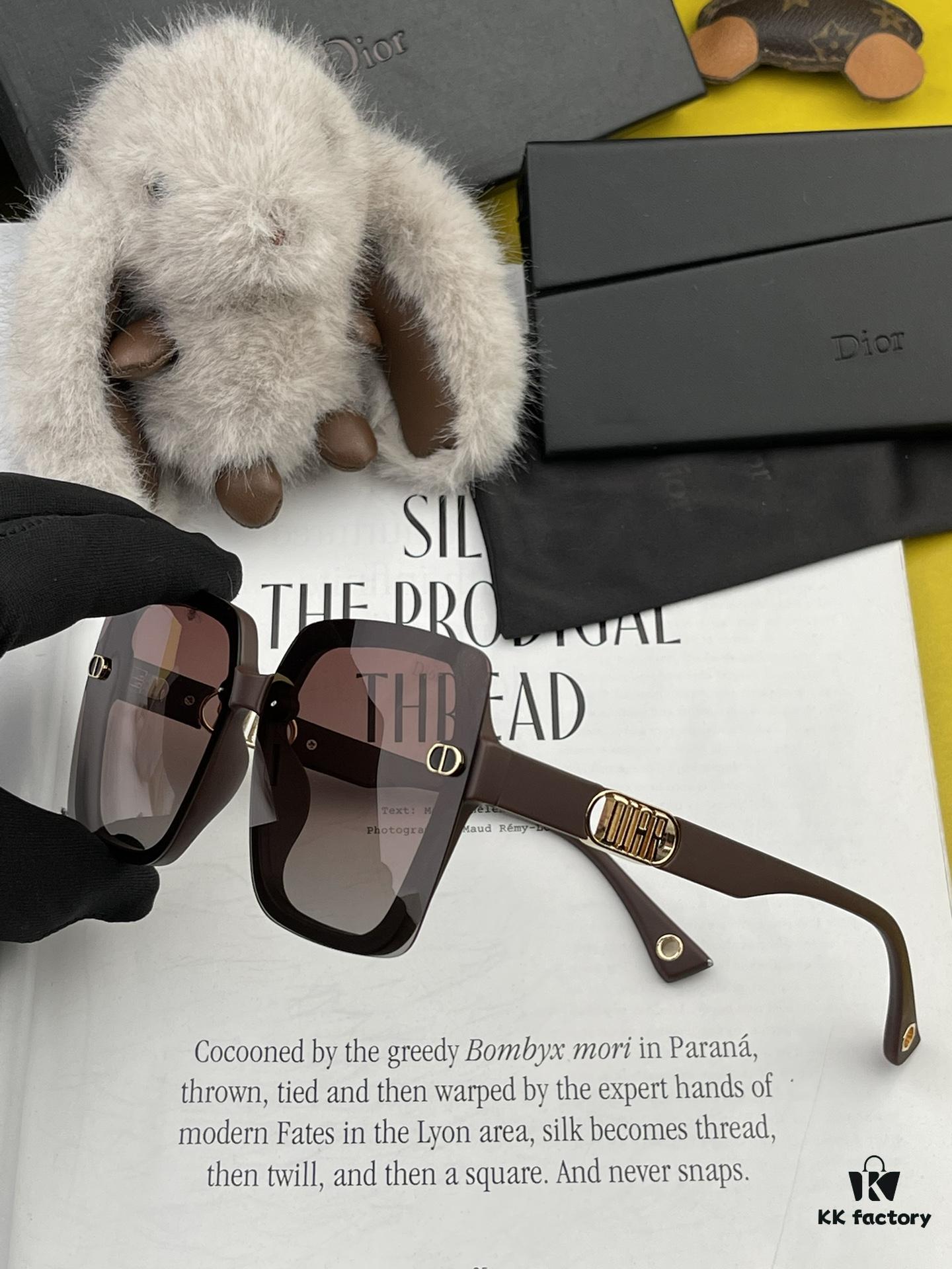 DIOR - 2024 Spring New Arrival Trendy Fashion Square Polarized Sunglasses High-Quality Comfortable Wear Influencer Style Women's HD Polarized Sunglasses 🕶️ High-Quality TR Frame Model: CD5610