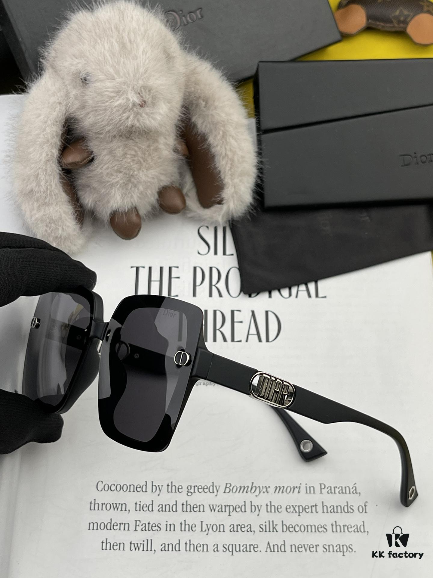 DIOR - 2024 Spring New Arrival Trendy Fashion Square Polarized Sunglasses High-Quality Comfortable Wear Influencer Style Women's HD Polarized Sunglasses 🕶️ High-Quality TR Frame Model: CD5610