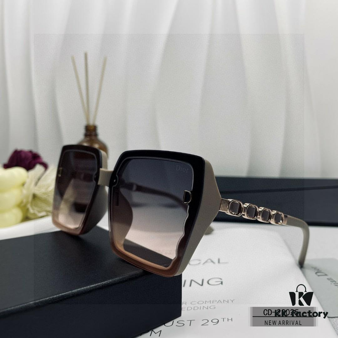 DIOR France Sunglasses with Polarized TR90 Frame, Lightweight and Comfortable, Model 23025