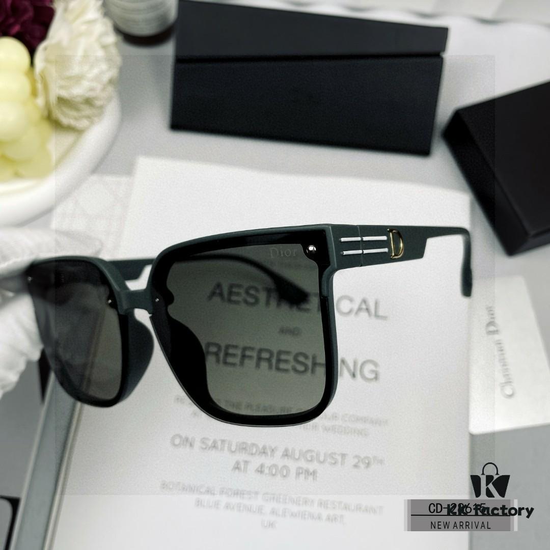 DIOR France Sunglasses with Polarized Polylens by Polaroid, TR90 Lightweight Frame, Stylish and Comfortable Unisex Design, Model 28615