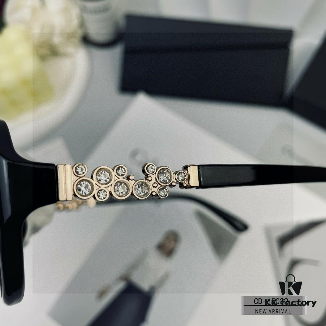 DIOR France Sunglasses Model 15032 with Polarized HD Resin Lenses, Lightweight PC Frame, Size 58-17-142