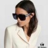 Dior 2024 New Arrival High-Beauty Oversized Sunglasses, Flattering Face-Slimming Sun Protection Glasses, Influencer Favorite
