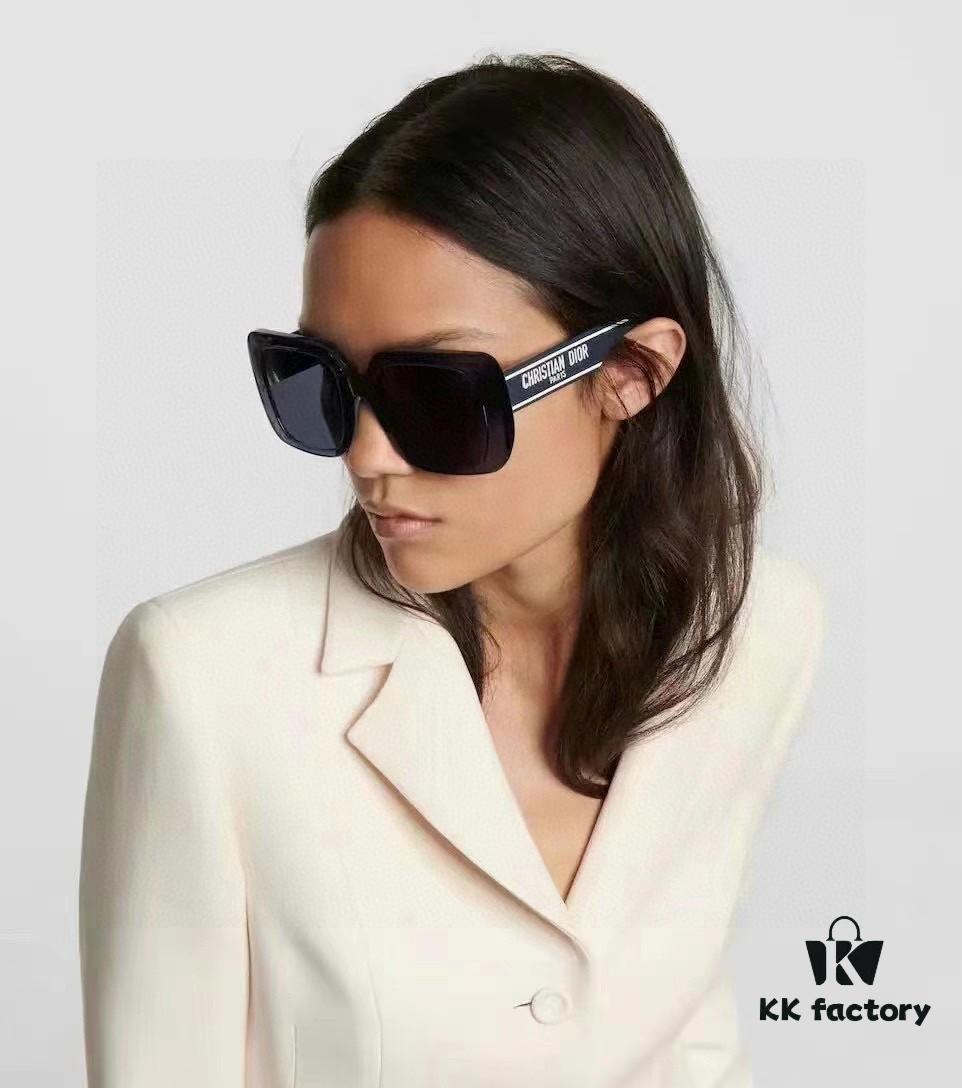 Dior 2024 New Arrival High-Beauty Oversized Sunglasses, Flattering Face-Slimming Sun Protection Glasses, Influencer Favorite