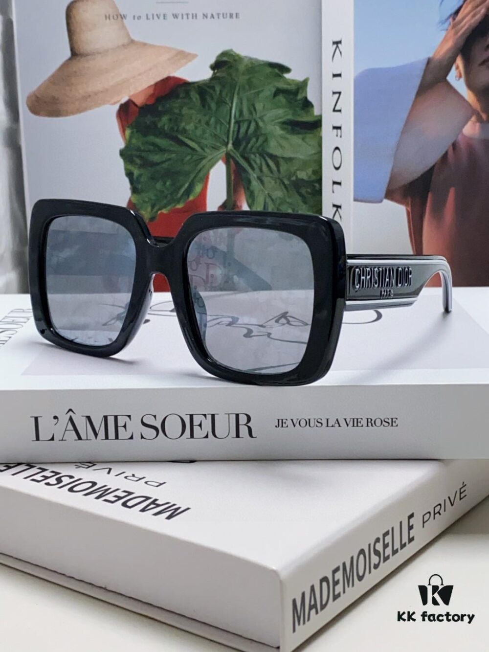 Dior 2024 New Arrival High-Beauty Oversized Sunglasses for Face Slimming, Trendy Sun Protection Glasses