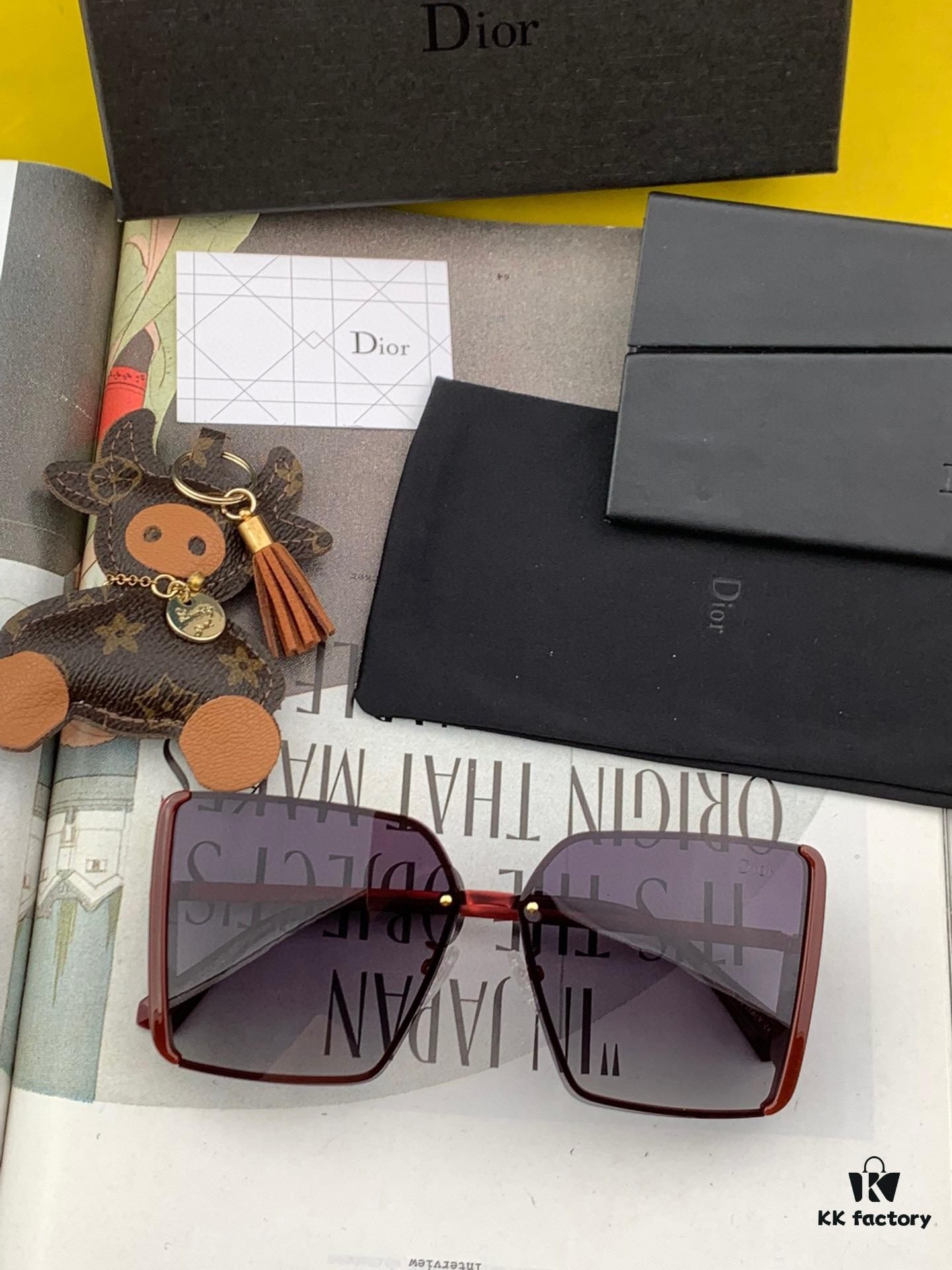 【TR Polarized Series】DIOR Classic Square Frame Design, Flattering on All Face Shapes, Perfectly Matches Coats or Dresses, Exuding Elegance and Style
