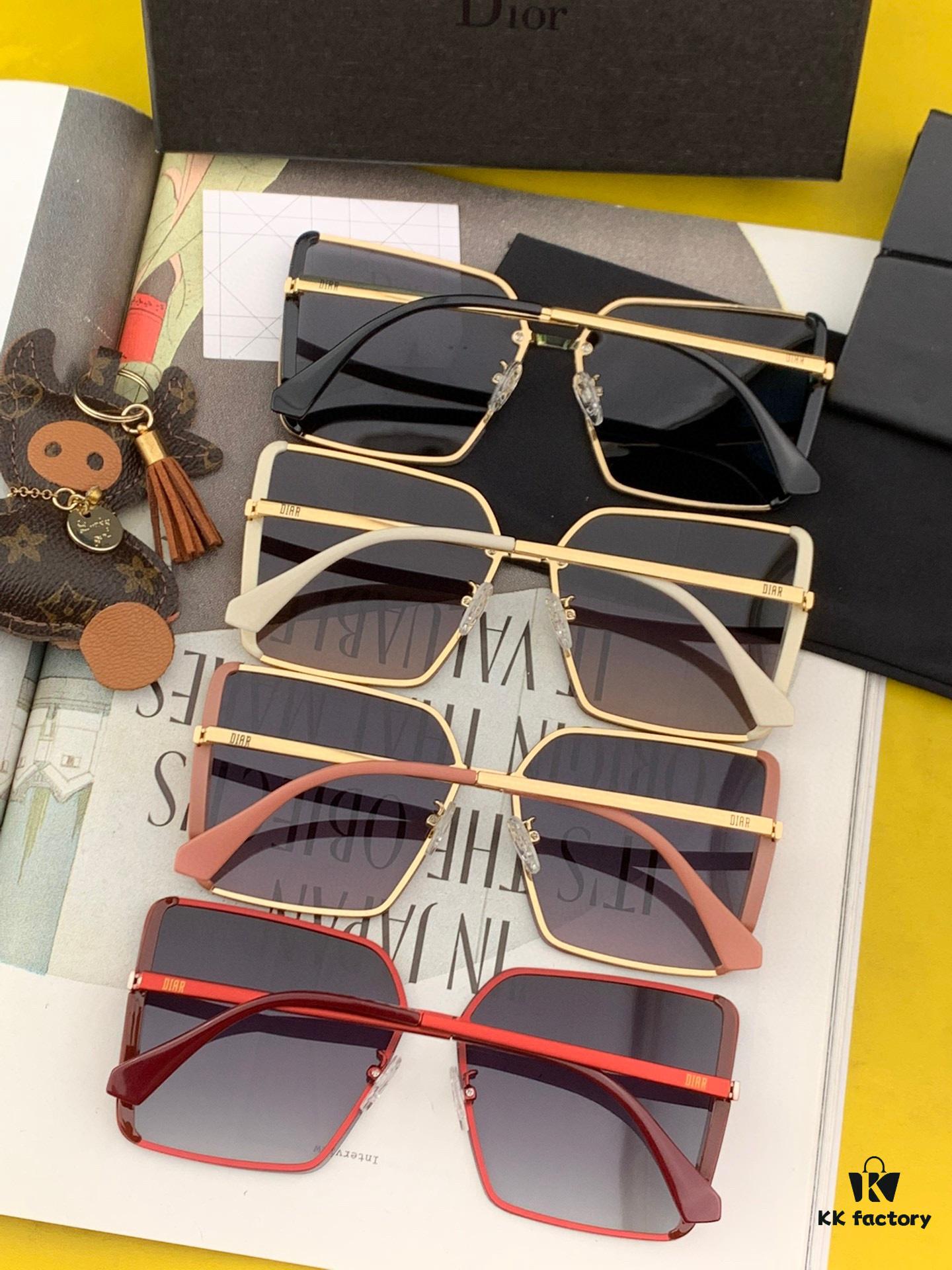 【TR Polarized Series】DIOR Classic Square Frame Design, Flattering on All Face Shapes, Perfectly Matches Coats or Dresses, Exuding Elegance and Style