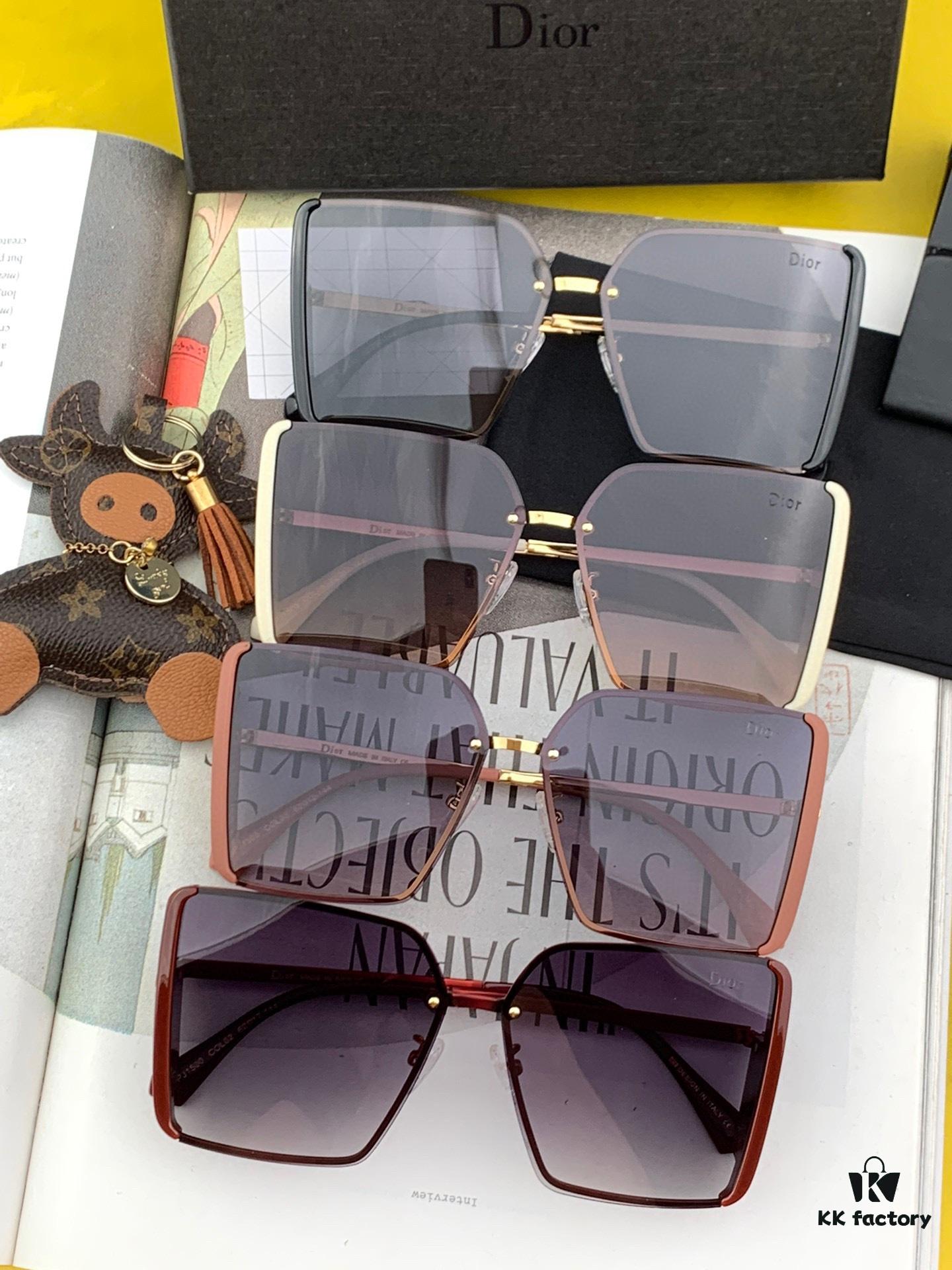 【TR Polarized Series】DIOR Classic Square Frame Design, Flattering on All Face Shapes, Perfectly Matches Coats or Dresses, Exuding Elegance and Style