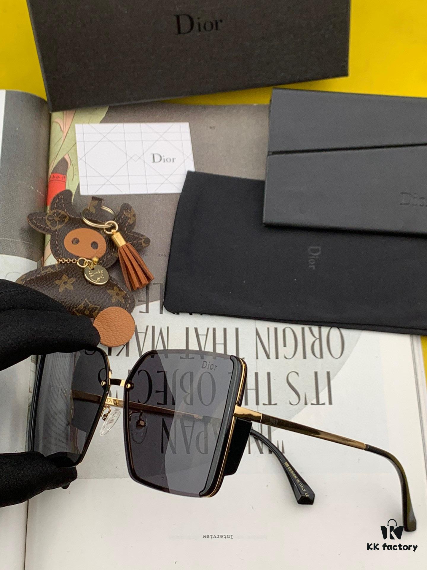 【TR Polarized Series】DIOR Classic Square Frame Design, Flattering on All Face Shapes, Perfectly Matches Coats or Dresses, Exuding Elegance and Style