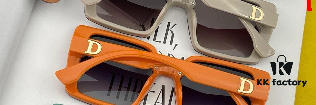 【DIOR】2024 Spring New Arrival Trendy Fashion Square Polarized Sunglasses High-Quality Comfortable Wear Popular Influencer Style Women's HD Thickened Polarized Sunglasses