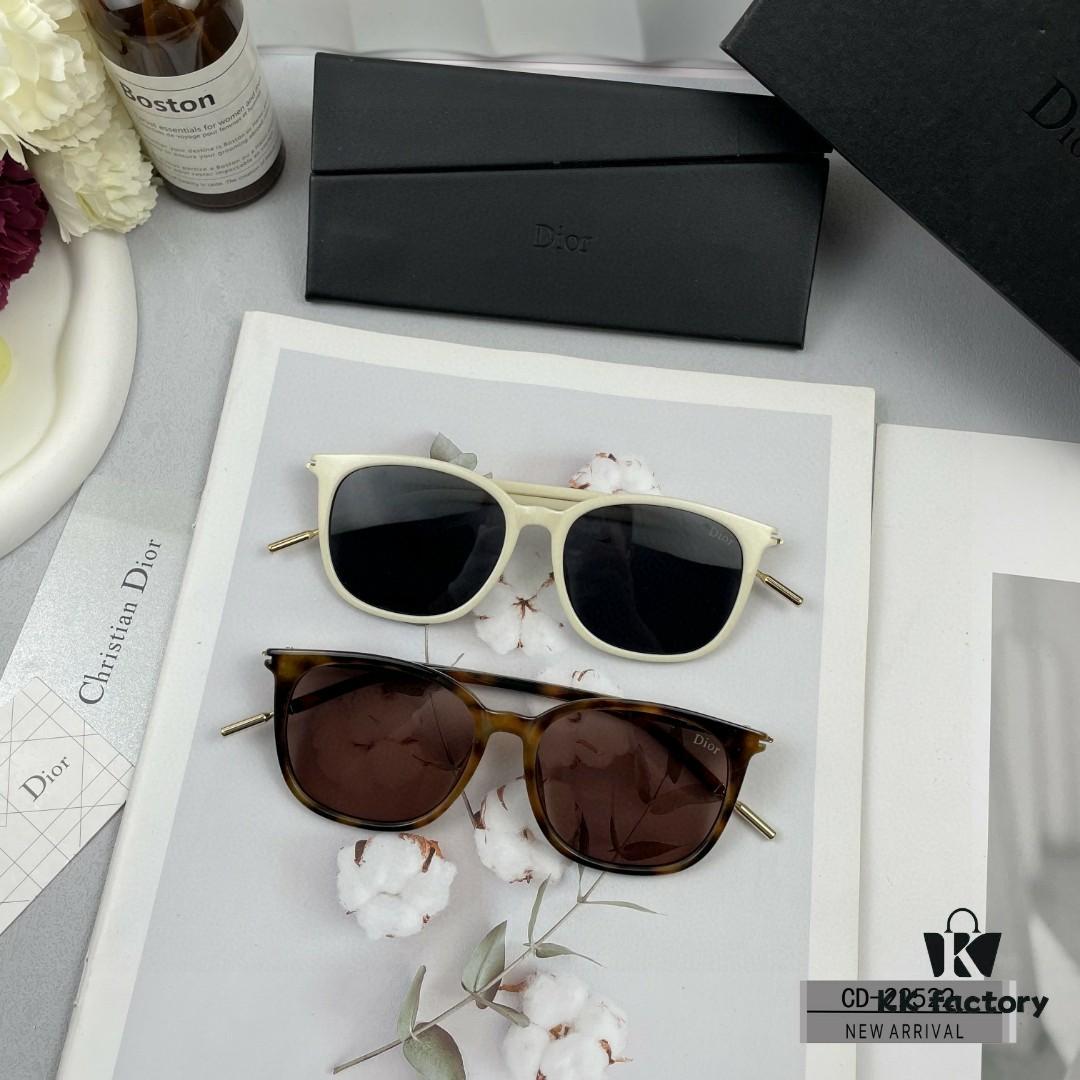 DIOR France Sunglasses Model 22522 with Polarized TR90 Frame and Lightweight Resin Lenses