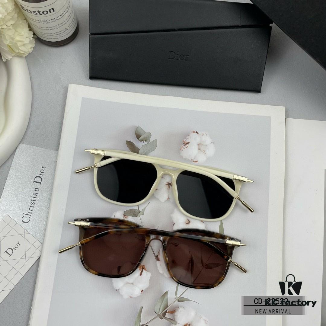 DIOR France Sunglasses Model 22522 with Polarized TR90 Frame and Lightweight Resin Lenses