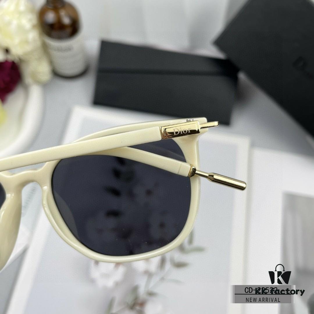 DIOR France Sunglasses Model 22522 with Polarized TR90 Frame and Lightweight Resin Lenses