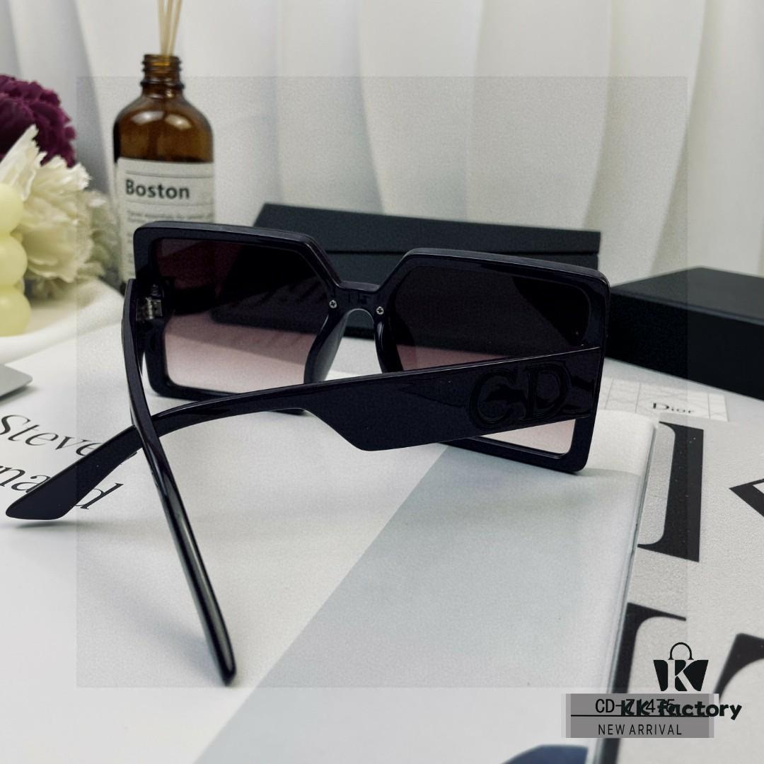 DIOR France New Sunglasses Model 71475 TR90 Frame Lightweight Polarized Lens Fashion Designer Eyewear for Travel and Driving