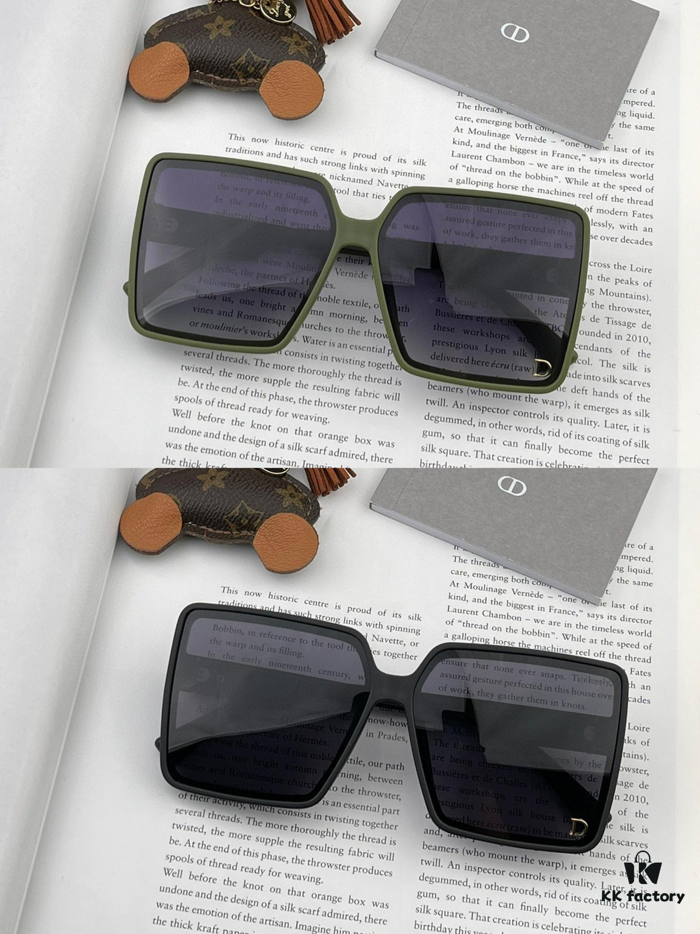 【DIOR】2024 Spring New Arrival Trendy Fashion Square Polarized Sunglasses High-Quality Comfortable Wear Influencer Style Shades HD Thickened Polarized Sunglasses for Women 🕶️ High-Quality TR Frame Model: CD1595