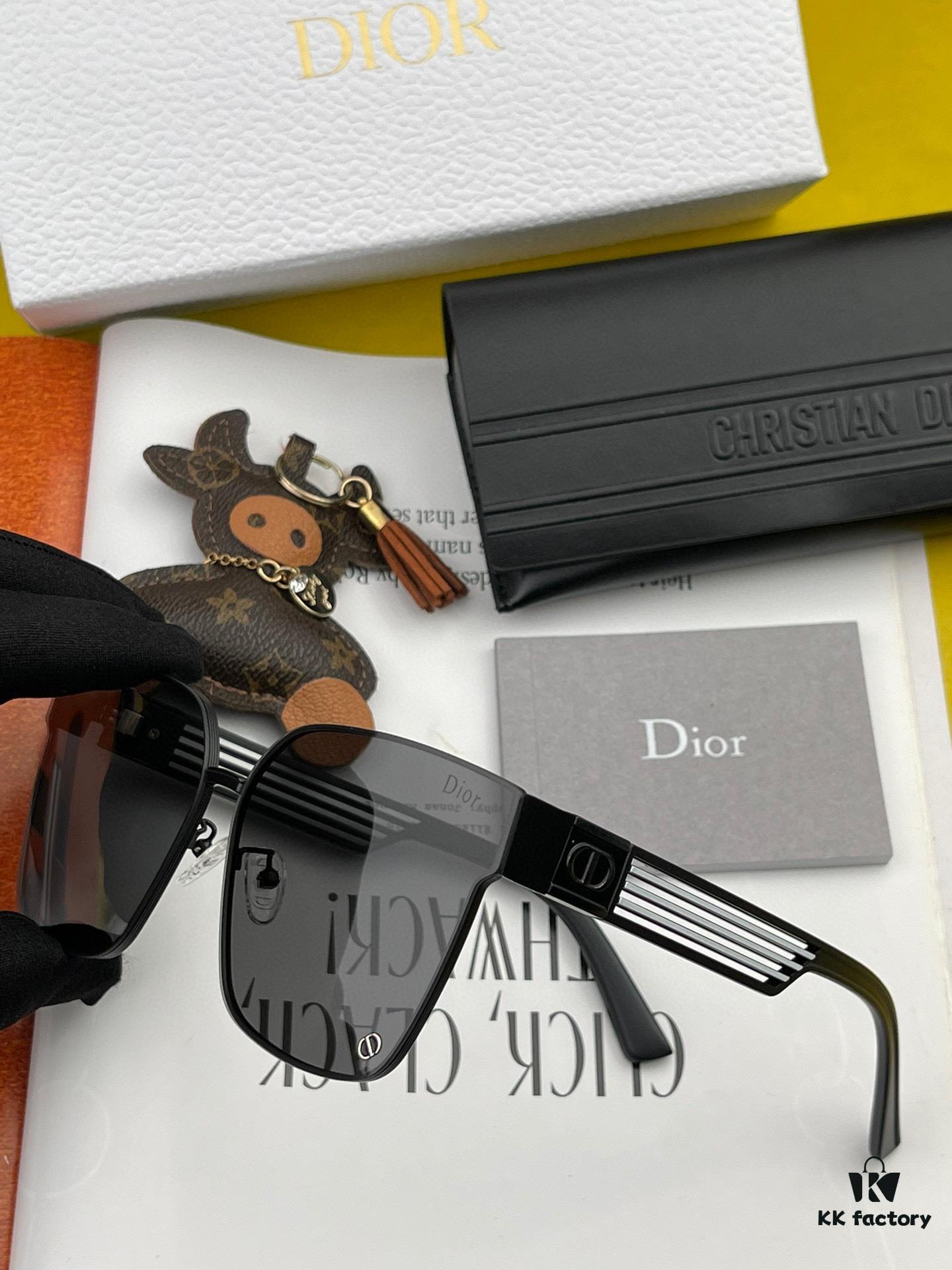 【DIOR】2024 Spring New Arrival Trendy Fashion Square Frame Nylon Sunglasses High-Quality Comfortable Wear Unisex HD Sun Glasses 🕶️ High-Quality TR Frame Model: CD7190