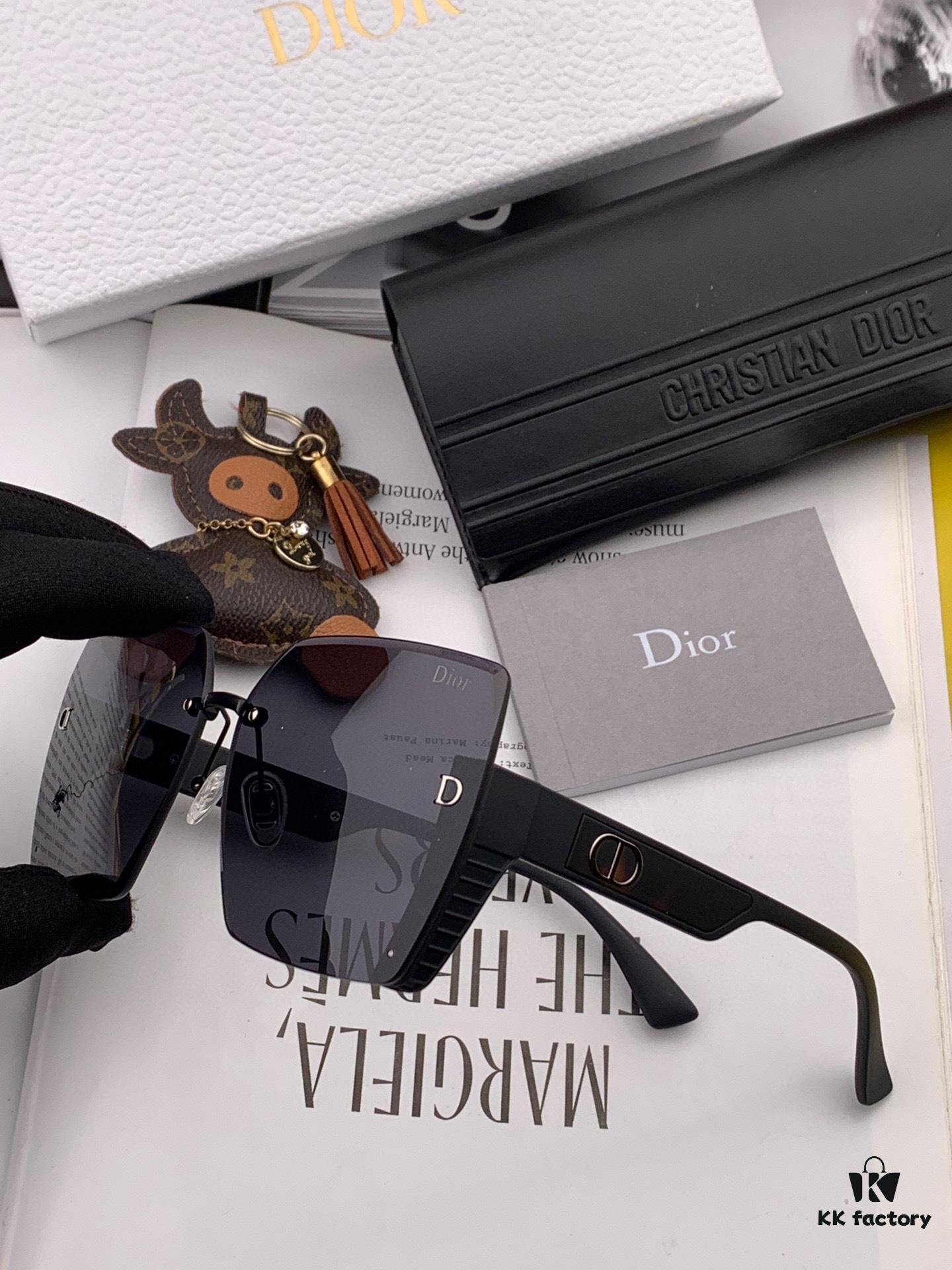 【DIOR】2024 Spring New Arrival Trendy Fashion Square Sunglasses High-Quality Comfortable Wear UV Protection HD Ladies Sunglasses 🕶️ High-Quality TR Frame Model: CD0291