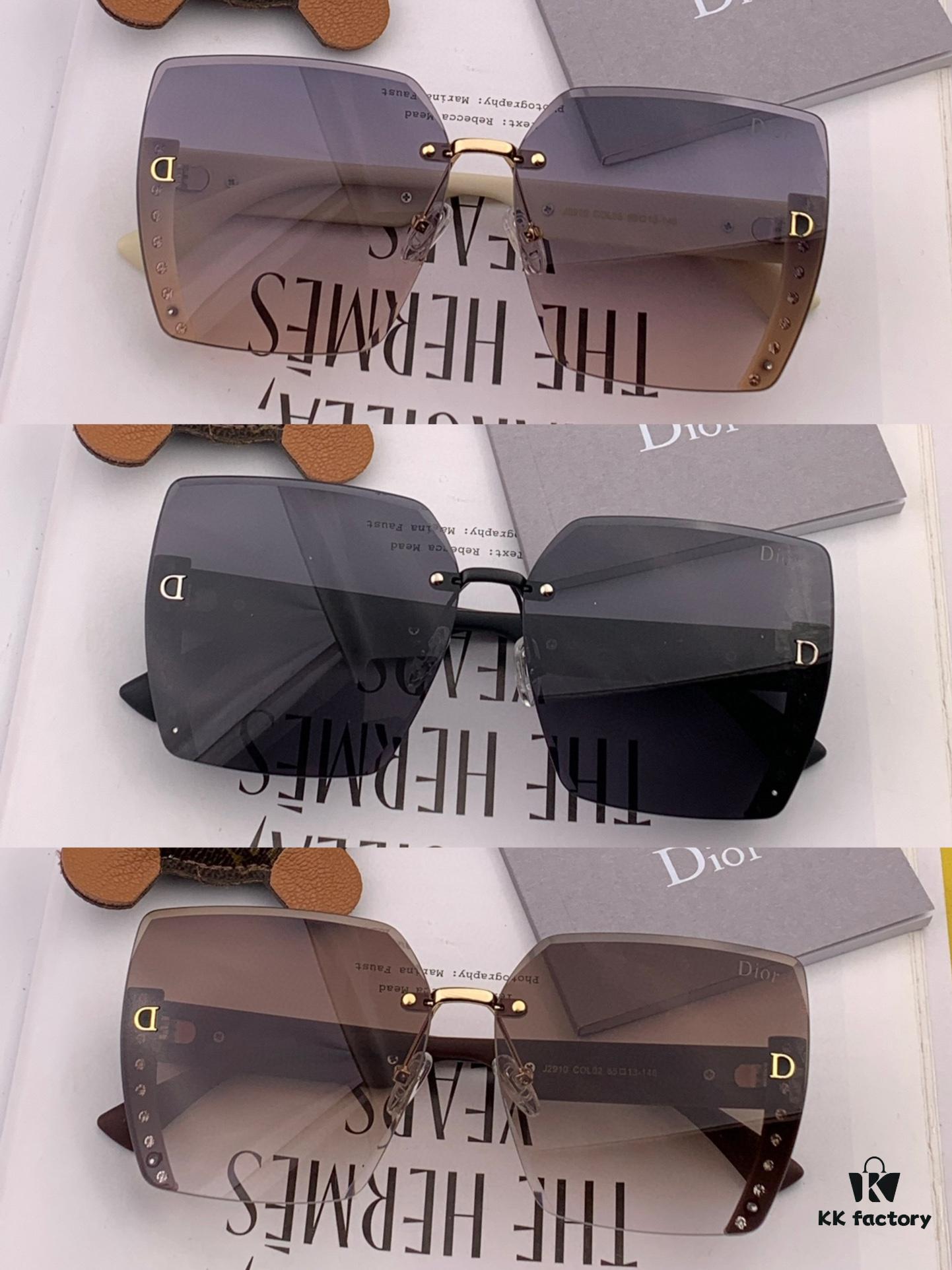 【DIOR】2024 Spring New Arrival Trendy Fashion Square Sunglasses High-Quality Comfortable Wear UV Protection HD Ladies Sunglasses 🕶️ High-Quality TR Frame Model: CD0291